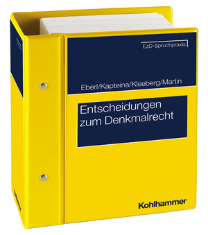 ISBN 9783555013053: Entscheidungen zum Denkmalrecht - Nach Sachgruppen gegliederte Spruchpraxis unter besonderer Berücksichtigung finanz- und steuerrechtlicher Aspekte. Stand:Mai 2024, Gesamtwerk inkl. 41. Lfg.