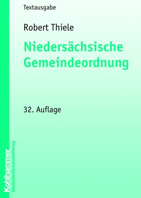 ISBN 9783555203034: Niedersächsische Gemeindeordnung - Textausgabe