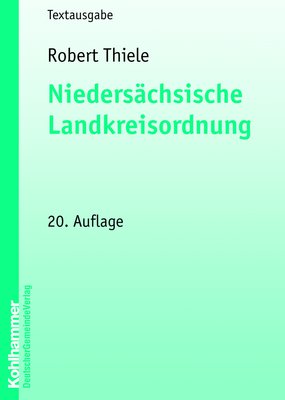 ISBN 9783555203041: Niedersächsische Landkreisordnung - Textausgabe