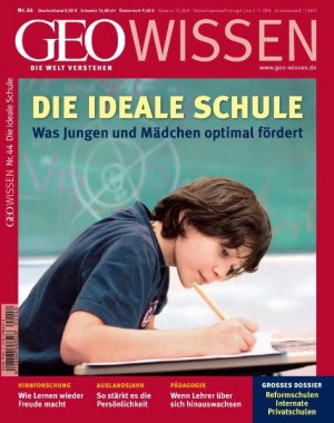 gebrauchtes Buch – Michael Schaper – GEO Wissen / GEO Wissen 44/2009 - Die ideale Schule - Was Jungen und Mädchen optimal fördert