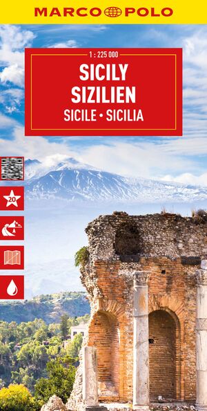 ISBN 9783575021502: MARCO POLO Reisekarte Italien 14 Sizilien 1:225.000