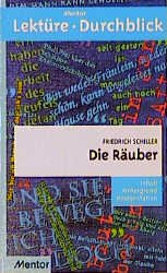 ISBN 9783580633028: Friedrich Schiller: Die Räuber