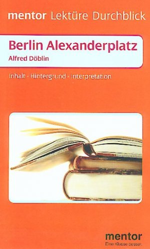 ISBN 9783580633271: Alfred Döblin: Berlin Alexanderplatz