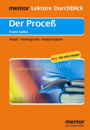 ISBN 9783580653354: Franz Kafka: Der Proceß - Buch mit Info-Klappe