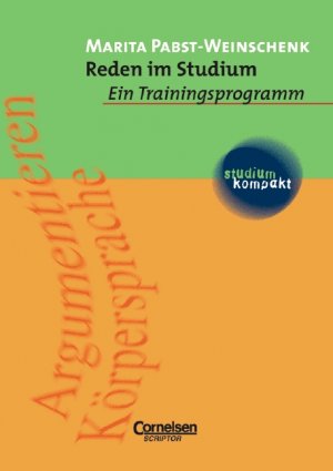 gebrauchtes Buch – Marita Pabst-Weinschenk – Reden im Studium - ein Trainingsprogramm