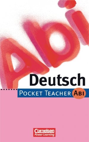 ISBN 9783589213474: Deutsch Pocket Teacher ABI