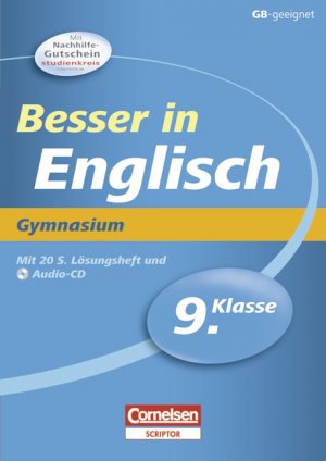 ISBN 9783589227617: Besser in der Sekundarstufe I - Gymnasium / 9. Schuljahr - Übungsbuch mit separatem Lösungsheft (20 S.) und Hör-CD