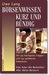 ISBN 9783593362922: Börsenwissen kurz und bündig – Die 150 häufigsten Fragen - und 150 geldwerte Antworten