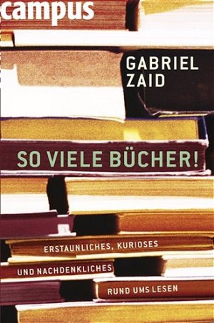 ISBN 9783593376561: So viele Bücher