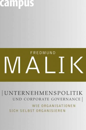 ISBN 9783593382869: Unternehmenspolitik und Cooperate Governance. Wie sich Organisationen von selbst organisieren.