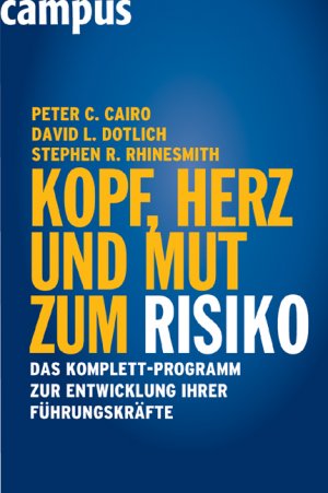 ISBN 9783593383187: Kopf, Herz und Mut zum Risiko