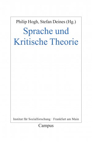 ISBN 9783593504957: Sprache und Kritische Theorie