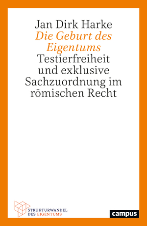 neues Buch – Jan Dirk Harke – Die Geburt des Eigentums