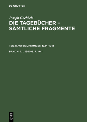 ISBN 9783598219191: 1. 1. 1940-8. 7. 1941