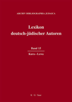 ISBN 9783598226953: Lexikon deutsch-jüdischer Autoren / Kura - Lewa