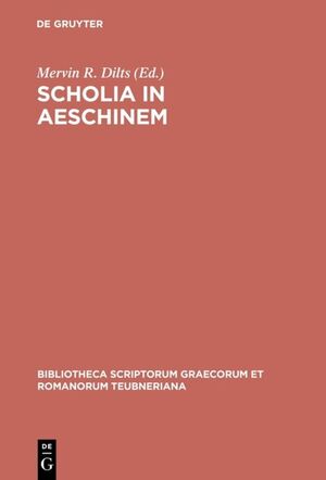 ISBN 9783598710117: Scholia in Aeschinem