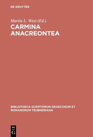 ISBN 9783598710254: Carmina Anacreontea