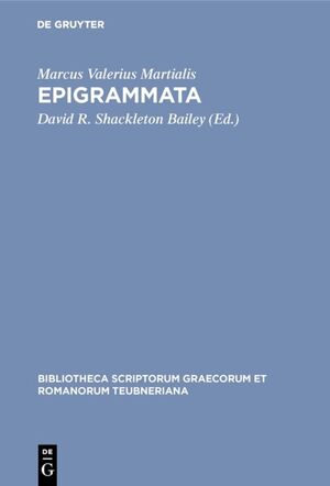 neues Buch – Martialis, Marcus Valerius – Epigrammata