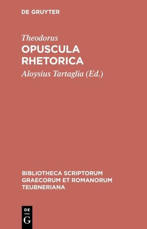 ISBN 9783598718632: Opuscula rhetorica