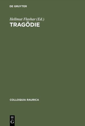 ISBN 9783598774157: Tragödie – Idee und Transformation