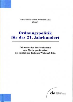 ISBN 9783602145928: Ordnungspolitik für das 21. Jahrhundert