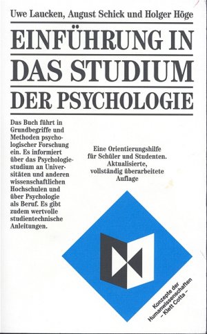 ISBN 9783608917420: Einführung in das Studium der Psychologie: Eine Orientierungshilfe für Schüler und Studenten