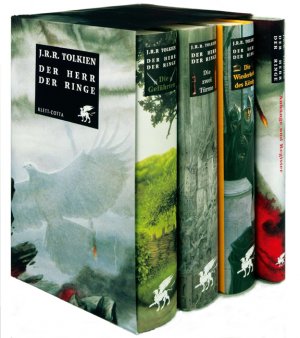 ISBN 9783608936391: Der Herr der Ringe 4 Bde. von John R. R. Tolkien (Autor), Wolfgang Krege (Autor) Der Herr der Ringe - Die Romanvorlage zum Film Die gebundenen Ausgaben mit einem von John Howe illustrierten Schutzumsc