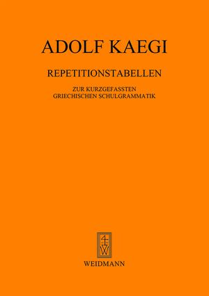 ISBN 9783615702002: Repetitionstabellen zur kurzgefaßten griechischen Schulgrammatik