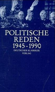 gebrauchtes Buch – Recker, Marie-Luise  – Politische Reden 1945-1990