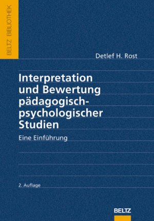 ISBN 9783621276979: Interpretation und Bewertung pädagogisch-psychologischer Studien