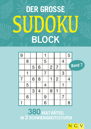 neues Buch – Der große Sudokublock Band 7 | 380 Kult-Rätsel in 3 Schwierigkeitsstufen | Taschenbuch | Der große Sudokublock | 224 S. | Deutsch | 2023 | Naumann & Göbel | EAN 9783625194644