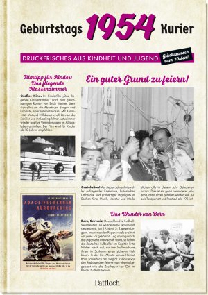 ISBN 9783629009654: 1954 - Geburtstagskurier - Druckfrisches aus Kindheit und Jugend | Geburtstagszeitung als Geschenk zum 70. Geburtstag