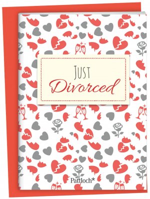 ISBN 9783629112279: Just divorced – Spruch-Heftchen mit Umschlag