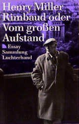 ISBN 9783630618630: Rimbaud oder Der grosse Aufstand