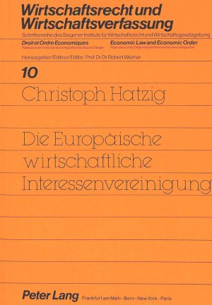 ISBN 9783631420270: Die Europäische wirtschaftliche Interessenvereinigung