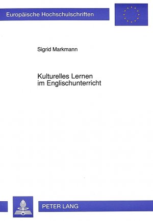 ISBN 9783631446652: Kulturelles Lernen im Englischunterricht