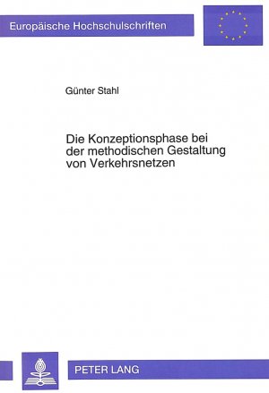 ISBN 9783631476345: Die Konzeptionsphase bei der methodischen Gestaltung von Verkehrsnetzen - Hinweise zu Zusammenhängen zwischen verkehrsplanerischen Grundlagen, historischen Gegenständen (Thesen), Szenario-Methodik und einer Theorie zu konzeptioneller Netzbildung in Verbin