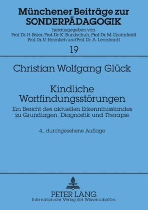 ISBN 9783631598658: Kindliche Wortfindungsstörungen – Ein Bericht des aktuellen Erkenntnisstandes zu Grundlagen, Diagnostik und Therapie