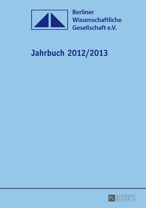 ISBN 9783631616710: Jahrbuch 2012/2013 – Herausgegeben im Auftrag des Vorstandes von Martin Heger