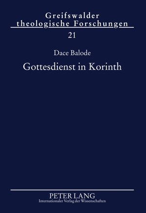 ISBN 9783631616857: Gottesdienst in Korinth