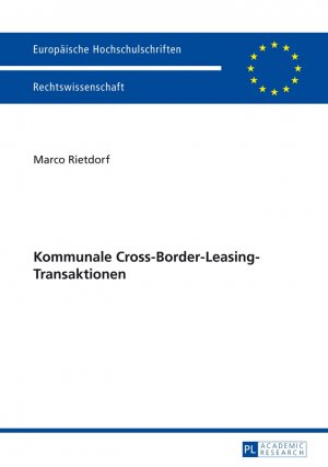 ISBN 9783631653081: Kommunale Cross-Border-Leasing-Transaktionen