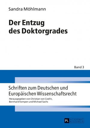 ISBN 9783631726471: Der Entzug des Doktorgrades