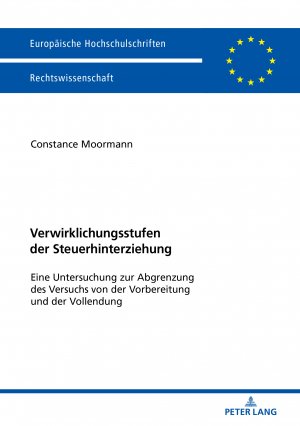 ISBN 9783631759172: Verwirklichungsstufen der Steuerhinterziehung