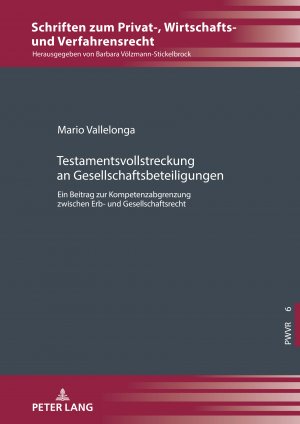 ISBN 9783631891445: Testamentsvollstreckung an Gesellschaftsbeteiligungen - Ein Beitrag zur Kompetenzabgrenzung zwischen Erb- und Gesellschaftsrecht