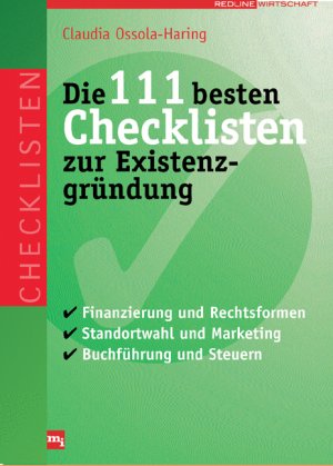 ISBN 9783636030054: Die 111 besten Checklisten zur Existenzgründung