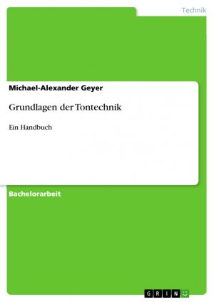 ISBN 9783640699414: Grundlagen der Tontechnik