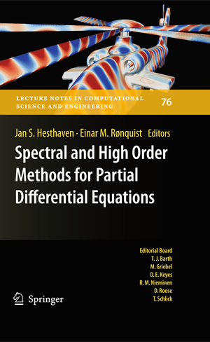 ISBN 9783642265754: Spectral and High Order Methods for Partial Differential Equations – Selected papers from the ICOSAHOM '09 conference, June 22-26, Trondheim, Norway