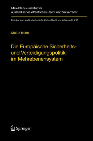 ISBN 9783642297762: Die Europäische Sicherheits- und Verteidigungspolitik im Mehrebenensystem – Eine rechtswissenschaftliche Untersuchung am Beispiel der Militäroperation der Europäischen Union in der Demokratischen Republik Kongo 2003