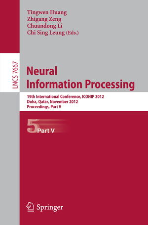 ISBN 9783642344992: Neural Information Processing