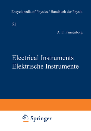 ISBN 9783642460739: Electrical Instruments / Elektrische Instrumente